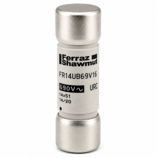Ferraz Shawmut FR14UB69V16 Semiconductor Fuse, 16 A, 690 VAC