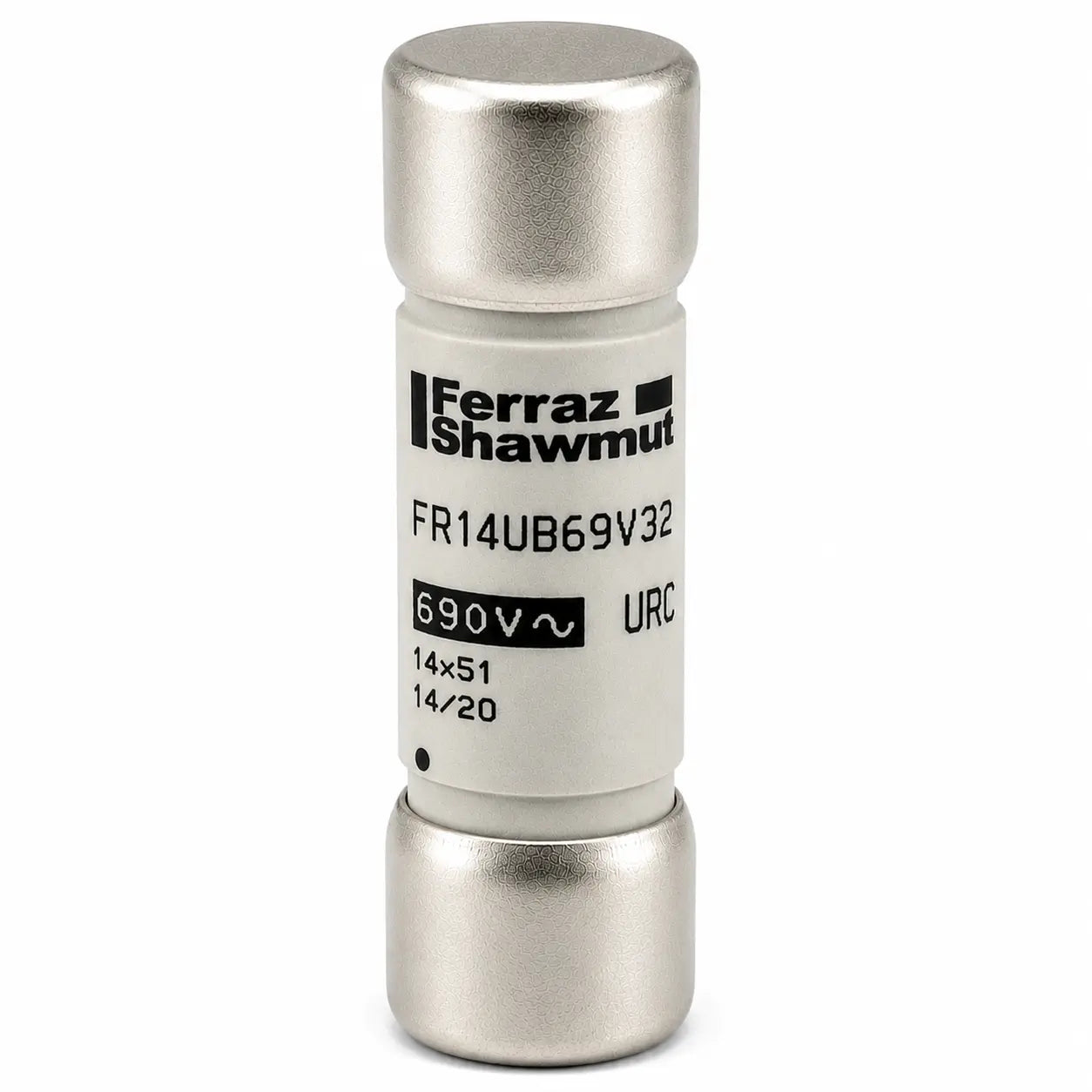 Ferraz Shawmut FR14UB69V32 A078039 Semiconductor Fuse, 32 A, 690 VAC
