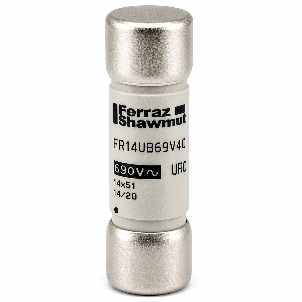 Ferraz Shawmut FR14UB69V40 B078040 Semiconductor Fuse, 40 A, 690 VAC