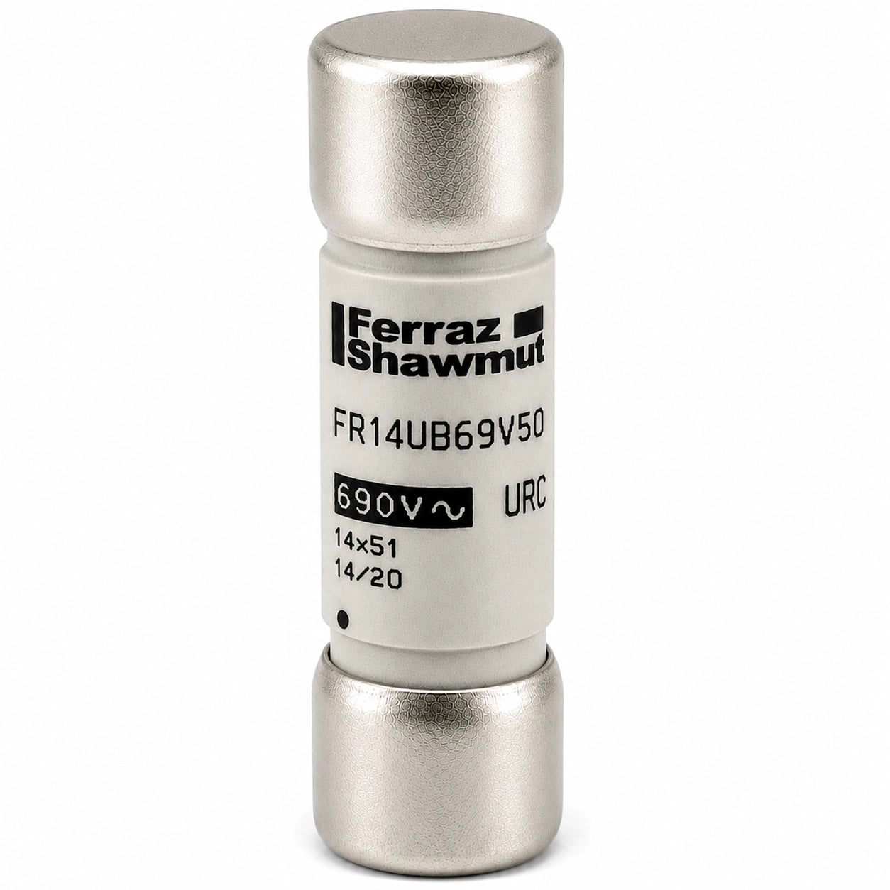 Ferraz Shawmut FR14UB69V50 C078041 Semiconductor Fuse, 50 A, 690 VAC
