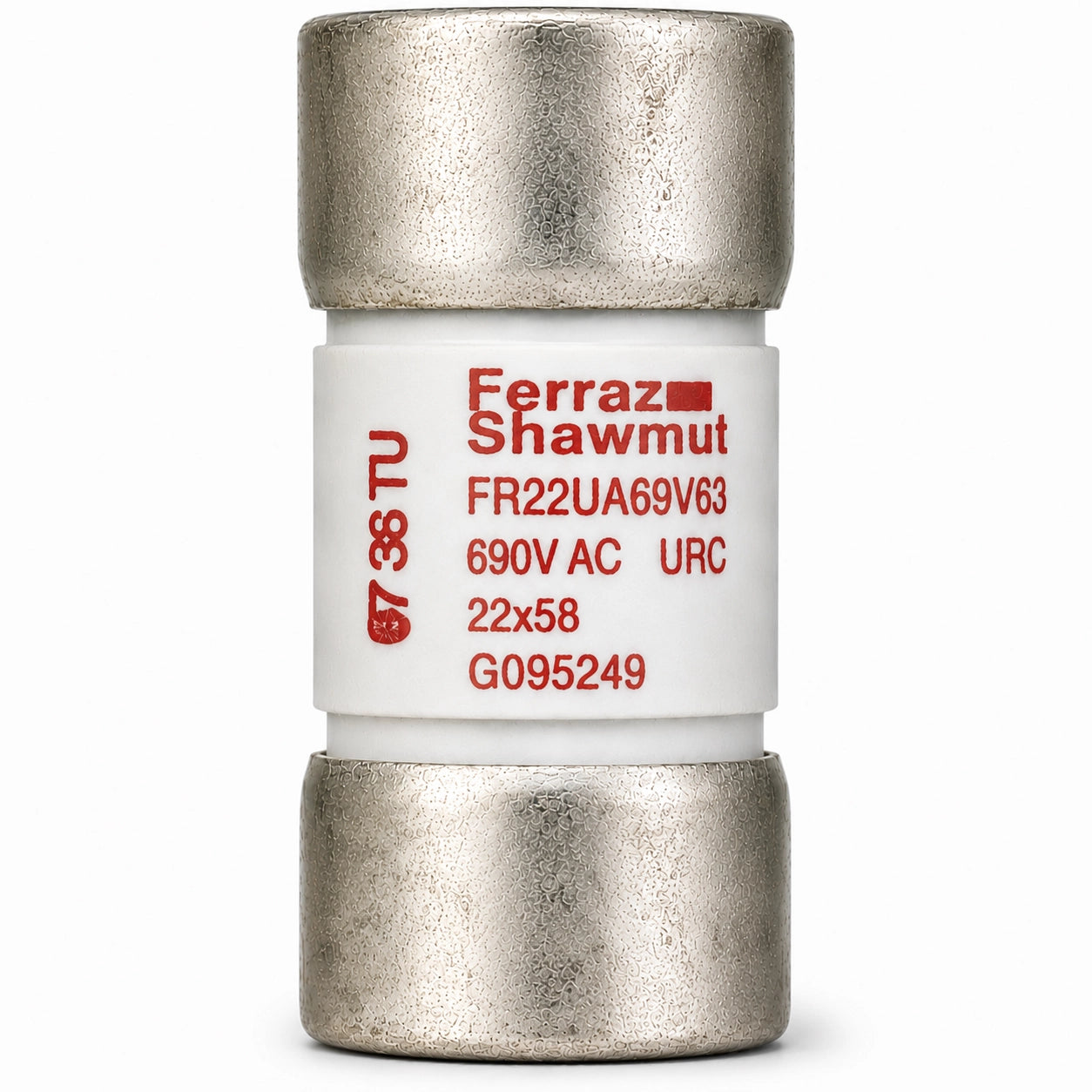 Ferraz Shawmut FR22UA69V63 G095249 Semiconductor Fuse, 63 A, 690 VAC