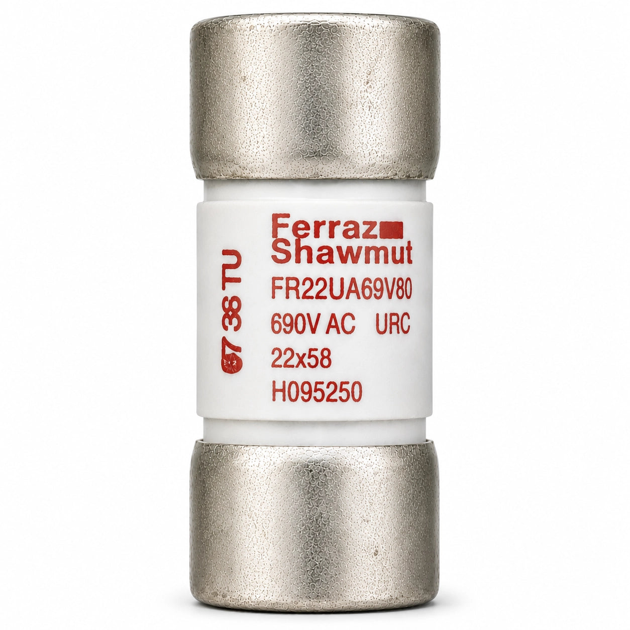 Ferraz Shawmut FR22UA69V80 H095250 Semiconductor Fuse, 80 A, 690 VAC