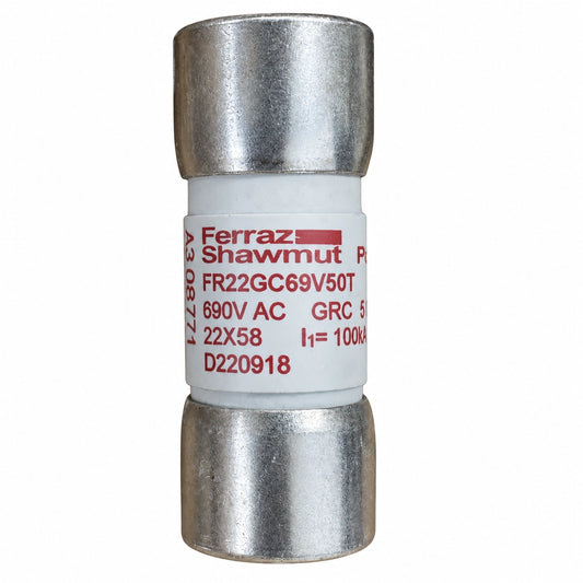 Ferraz Shawmut FR22UD69V100 / Y094827 High-Speed Cylindrical Fuse, 100 A, 690 V AC