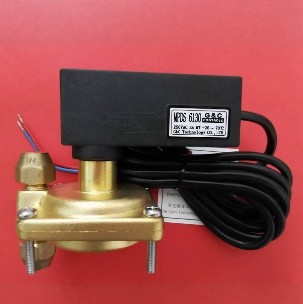 G&C Controls MPDS 6130 Differential Pressure Switch, 250 VAC, 3 A
