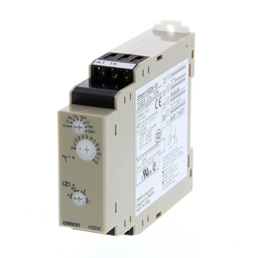 Omron H3DK-S1 AC/DC24-240 Multi-mode Timer - SPDT Contact Output - Perspective View