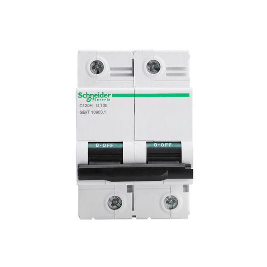 Schneider Electric C120H Circuit Breaker - 15kA Breaking Capacity - Selection Guide and Technical Specifications