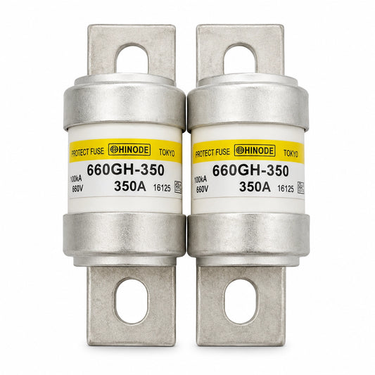 Hinode 660GH-350 Fast-Acting Fuse, 350A, 660V AC/DC, 100kA