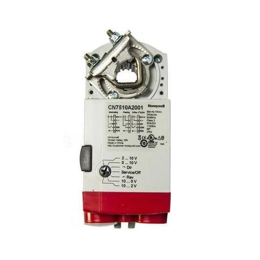 Honeywell CN7510A2001 Non-Spring Return Damper Actuator, 24Vac/dc Modulating, 10 Nm