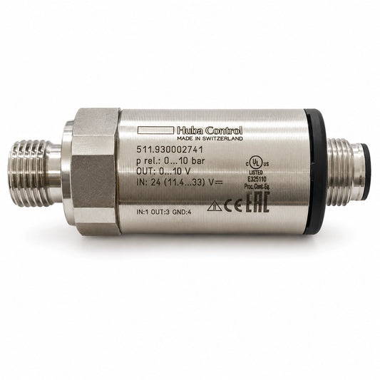 Huba Control 511.930002741 Pressure Transmitter, 0-10 bar, 0-10 V