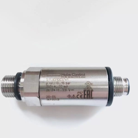Huba Control 511.931003741 Pressure Transmitter - 0-16 bar - Label Close-up