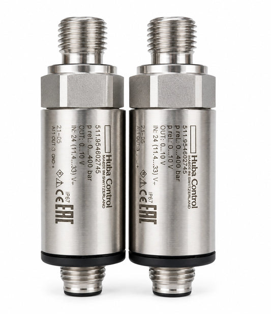 Huba Control 511.954602745 Pressure Transmitter, 0-400 bar, 0-10 V