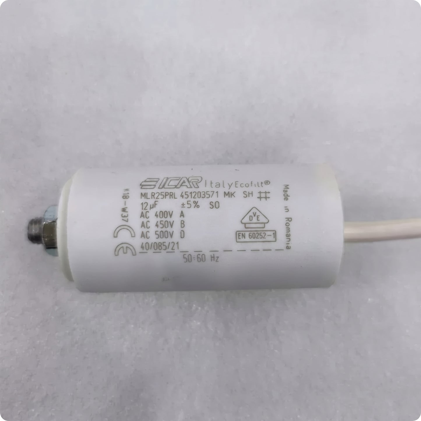 ICAR MLR25PRL453004591 MK SH Motor Run Capacitor - 30µF 450VAC - Standard View