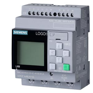 Siemens 6ED1052-1FB08-0BA2 Logic Module - 115/230V AC/DC 8DI/4DO - Front View