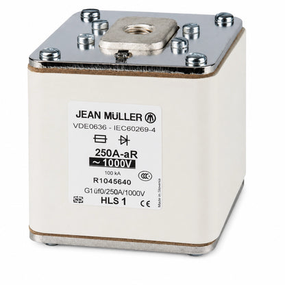 JEAN MÜLLER R1045640 High-Speed Semiconductor Fuse, 250 A, 1000 VAC
