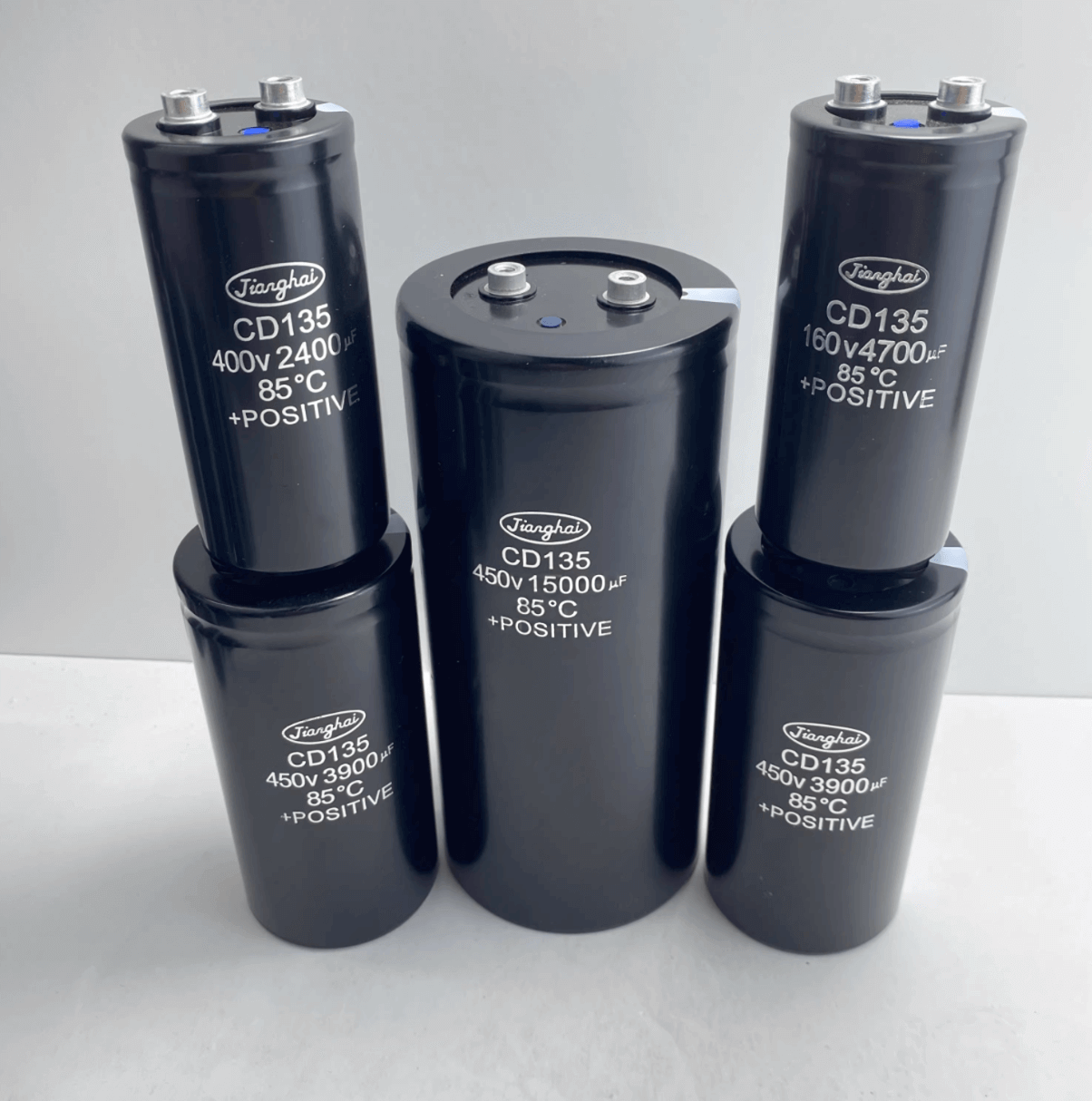 Jianghai ECG1KPK103MC075 Aluminum Electrolytic Capacitor - 10000μF 80V - Front View