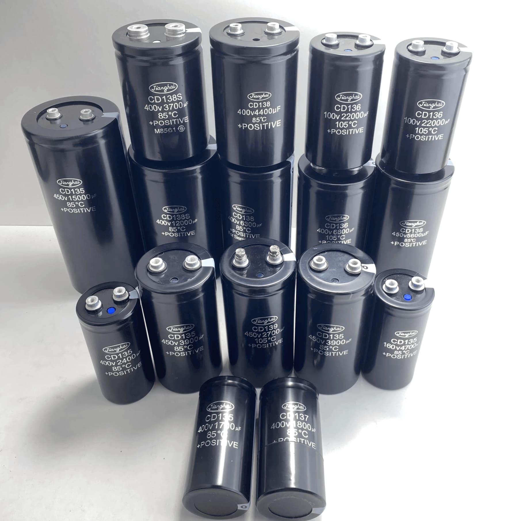 Jianghai ECG1VPK683MC115 Aluminum Electrolytic Capacitor - 68000μF 35V - Front View