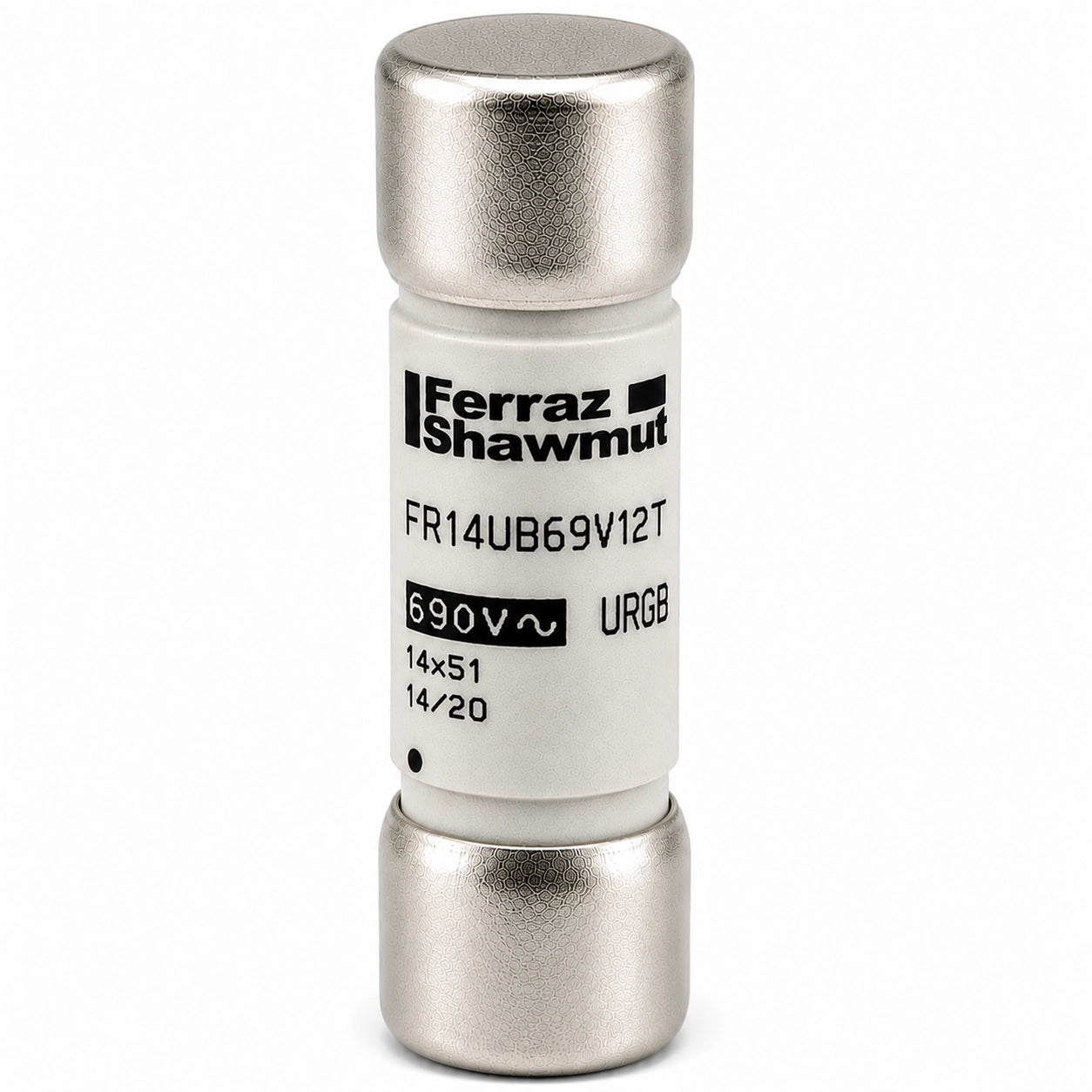 Mersen FR14UB69V12T F078044 Semiconductor Fuse, 12 A, Trip Indicator