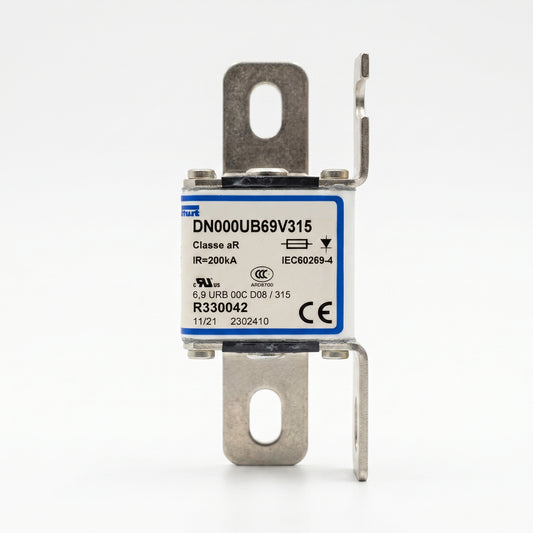 Mersen DN000UB69V350V / W330115 Protistor Semiconductor Fuse, 500VAC, 350A