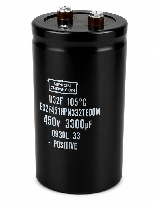 Nippon Chemi-Con E32F451HPN332TED0M Capacitor, 450 V, 3300 uF