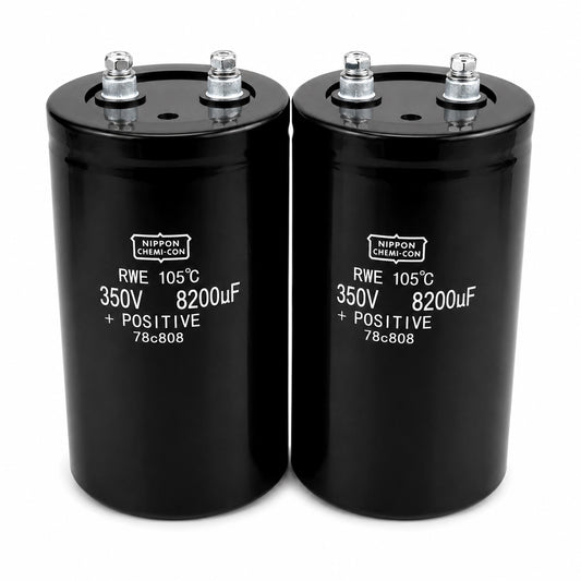 Nippon Chemi-Con RWE Capacitor, 350 V, 8200 uF