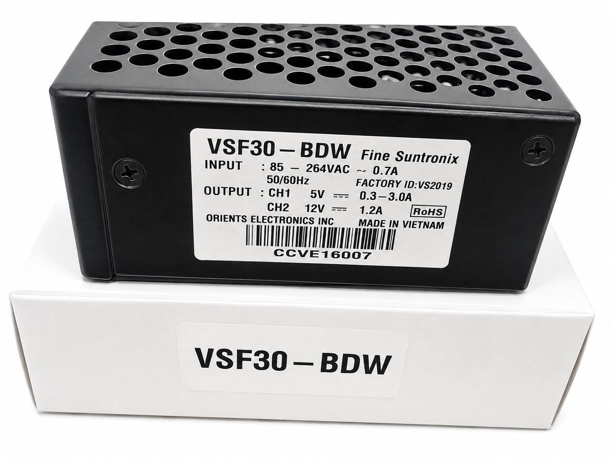 Orient Electronics VSF30-BHW / VSF30-BDW Dual Output Power Supply, 5V/24V & 5V/12V
