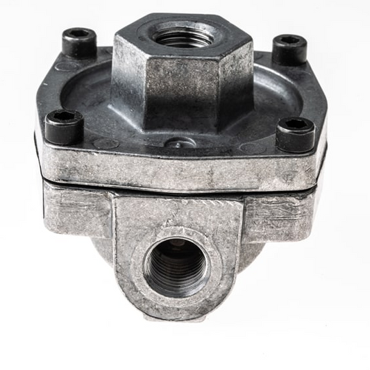 Parker P4Q-BA12 Quick Exhaust Valve, G1/4 Port, Cv 2.3, Aluminium, Nitrile Diaphragm