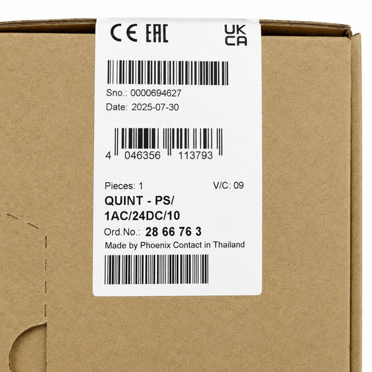 Phoenix Contact QUINT-PS/1AC/24DC/10 Power Supply, 24 V DC, 10 A