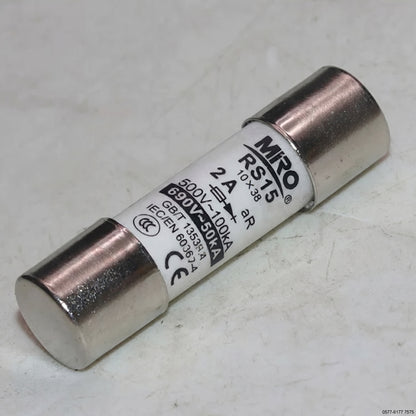 MIRO RS15 Cylindrical Fuse Link - 25A aR Fast-acting - Front View