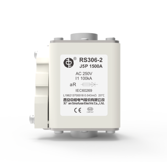 SINOFUSE RS306-2-J5P-1000A1100V-D RS306 High Speed Fuse, 1000A, 1100VAC/800VDC