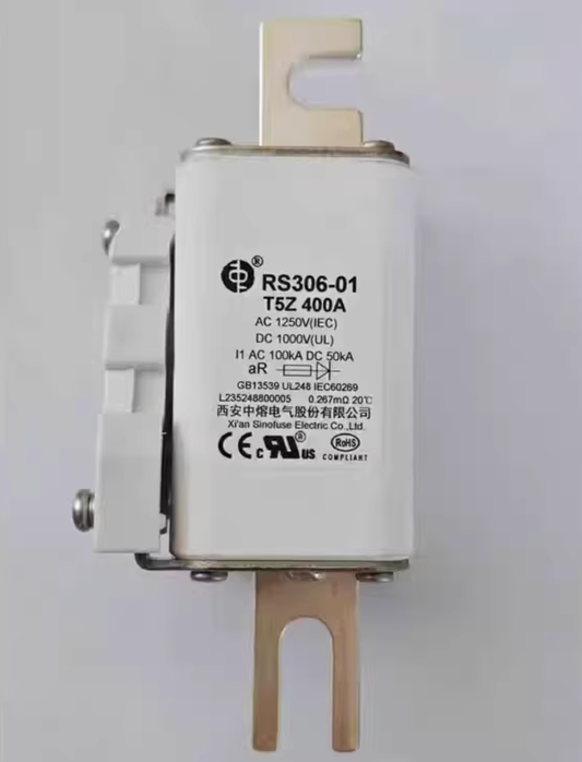 SINOFUSE RS306-3-T5Z-800A1250V-D RS306 High Speed Fuse, 800A, 1250VAC/1000VDC