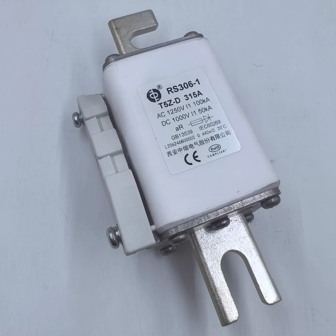 SINOFUSE RS306-1-T5Z-315A1250V-D High Speed Fuse - 315A 1250V 