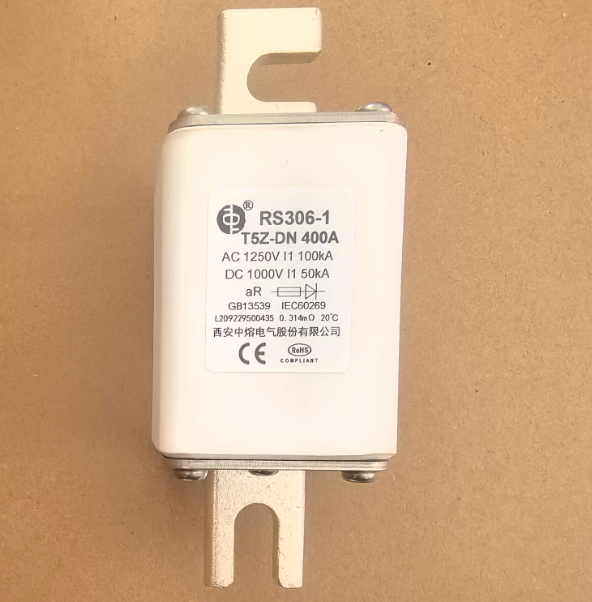 SINOFUSE RS306-1-T5Z-400A1250V-DN High Speed Fuse - 400A 1250V - Technical Specs Table