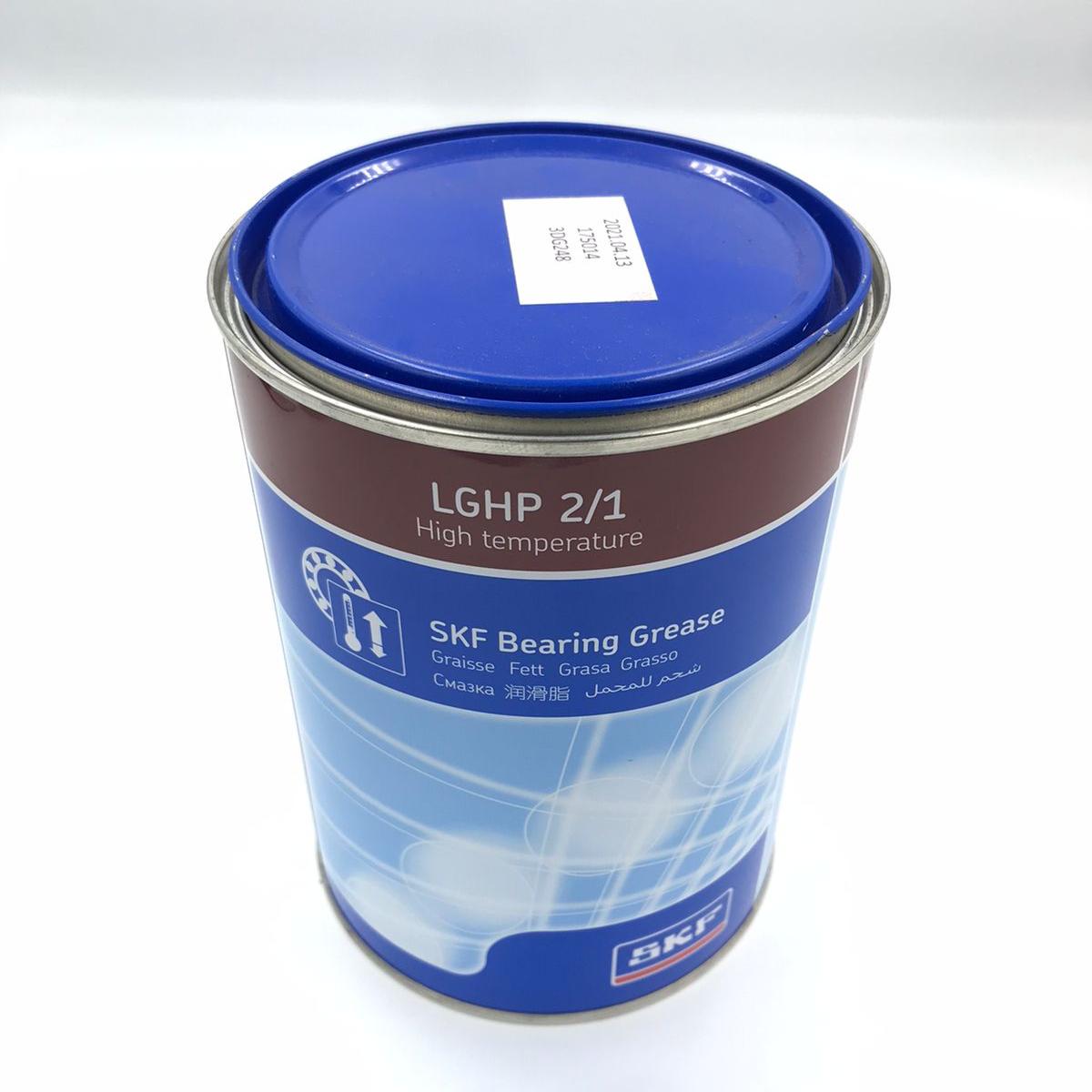 SKF LGHP 2/1 High Performance High Temperature Bearing Grease, 96 mm²/s, 1 kg Can