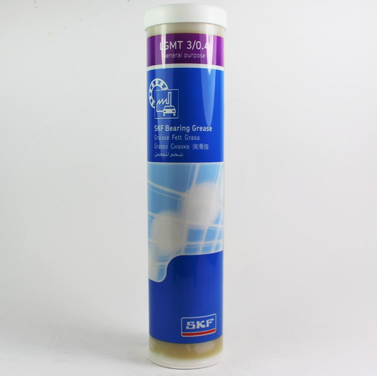 SKF LGMT 3/0.4 LGMT 3 Series General Purpose Stiff Bearing Grease, Lithium Thickener, 400g Cartridge