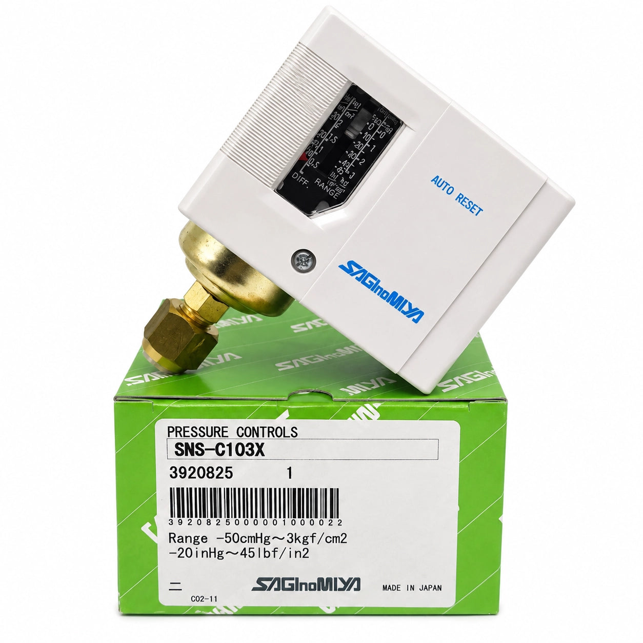 Saginomiya SNS-C101X, SNS-C103X, SNS-C106NG, SNS-C106XM2, SNS-C110X, SNS-C130X, HNS-C130XM1 Pressure Switches