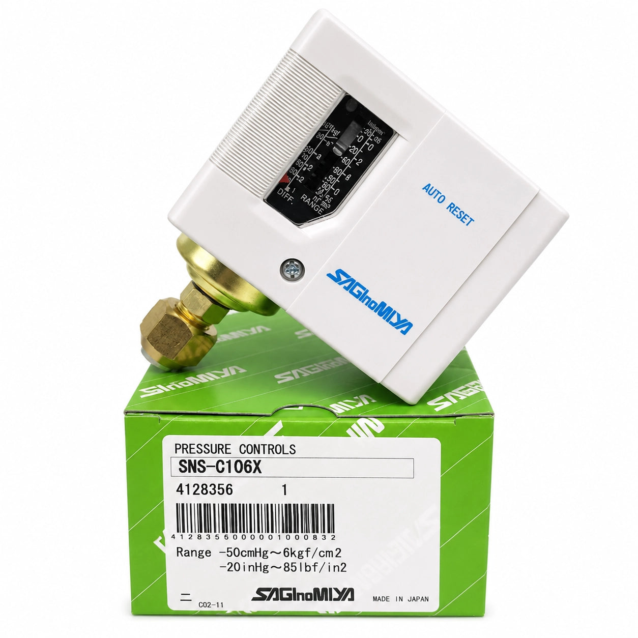 Saginomiya SNS-C101X, SNS-C103X, SNS-C106NG, SNS-C106XM2, SNS-C110X, SNS-C130X, HNS-C130XM1 Pressure Switches