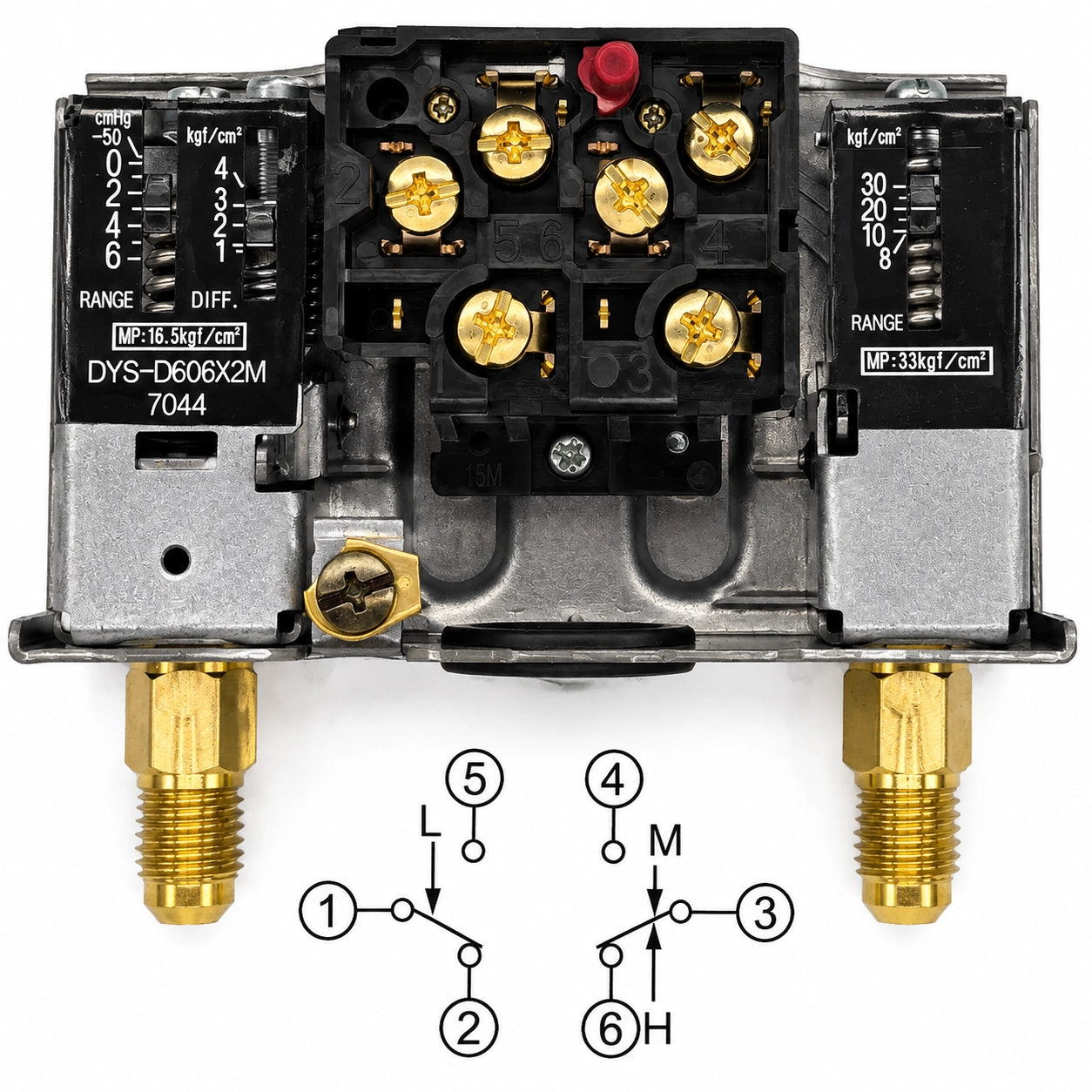 Saginomiya DYS Series Dual Pressure Controls, High/Low Pressure, IP20