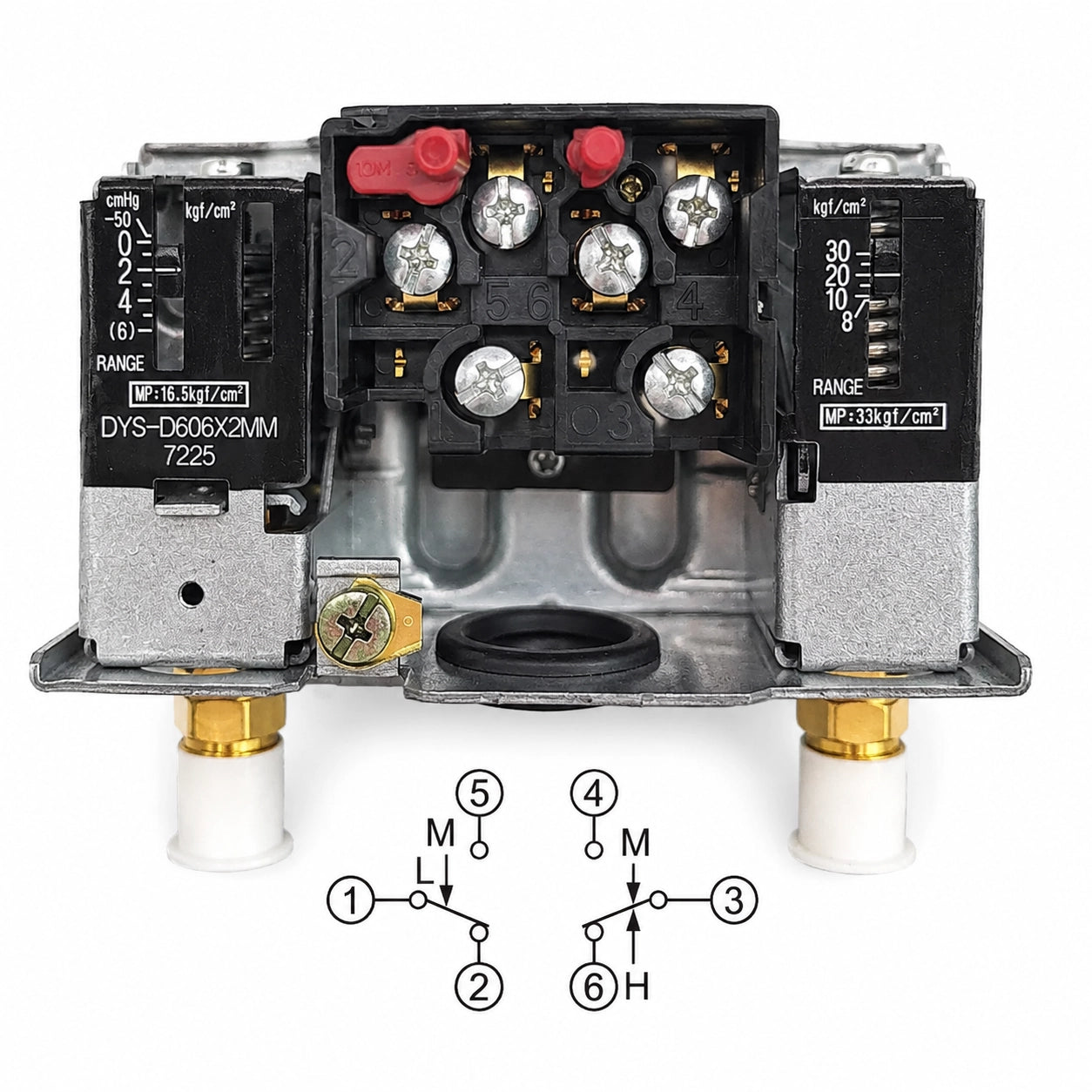 Saginomiya DYS Series Dual Pressure Controls, High/Low Pressure, IP20