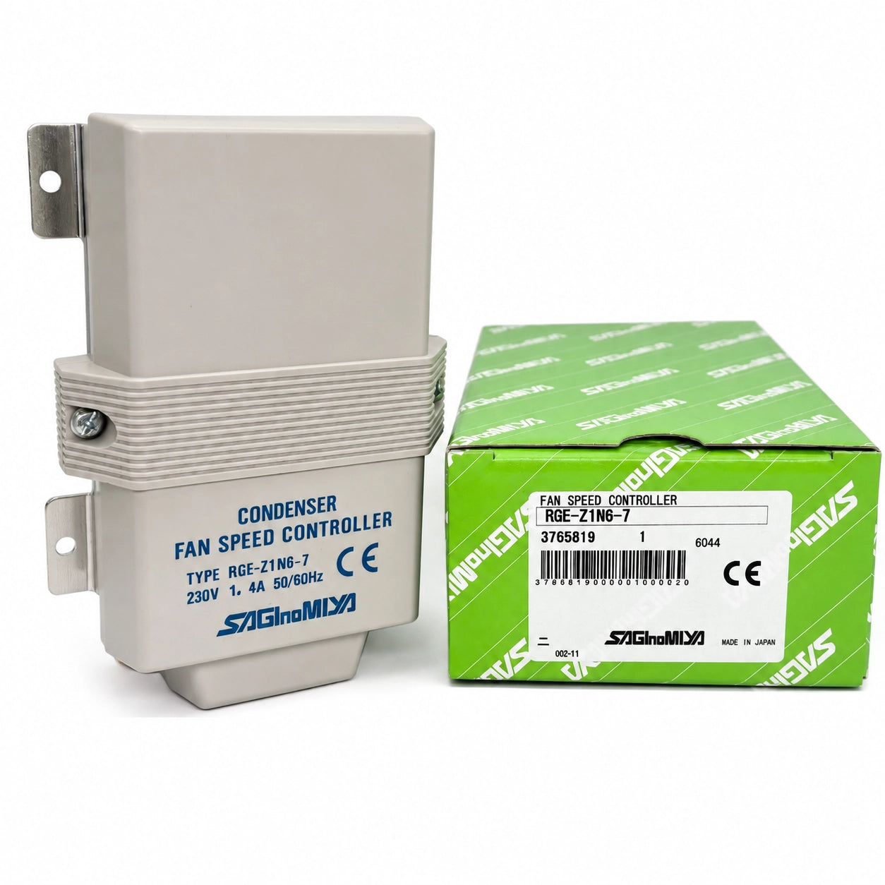 Saginomiya RGE Series Condenser Fan Speed Controllers, 200–415 V AC, 0.2–8 A