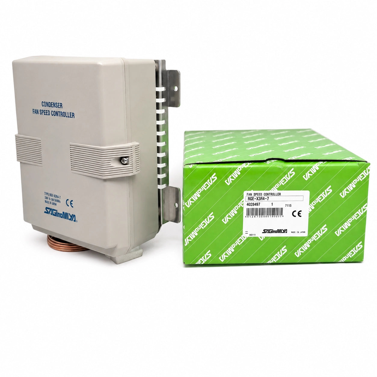 Saginomiya RGE Series Condenser Fan Speed Controllers, 200–415 V AC, 0.2–8 A