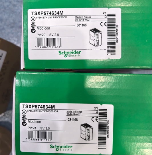 Schneider Electric TSXP574634M Modicon Premium Unity Processor Module, 2040 Discrete I/O, Ethernet/RS485/USB