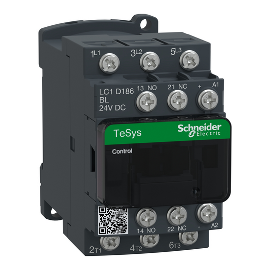 Schneider Electric LC1D186 TeSys D Contactor - Ring Lug Terminal - 18A 3P Motor Switch