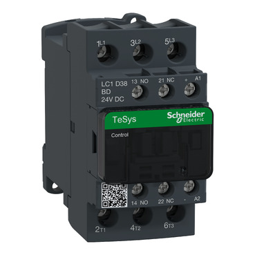 Schneider Electric LC1D38 TeSys Contactor - 38A 18.5kW - High-Reliability Power Terminals