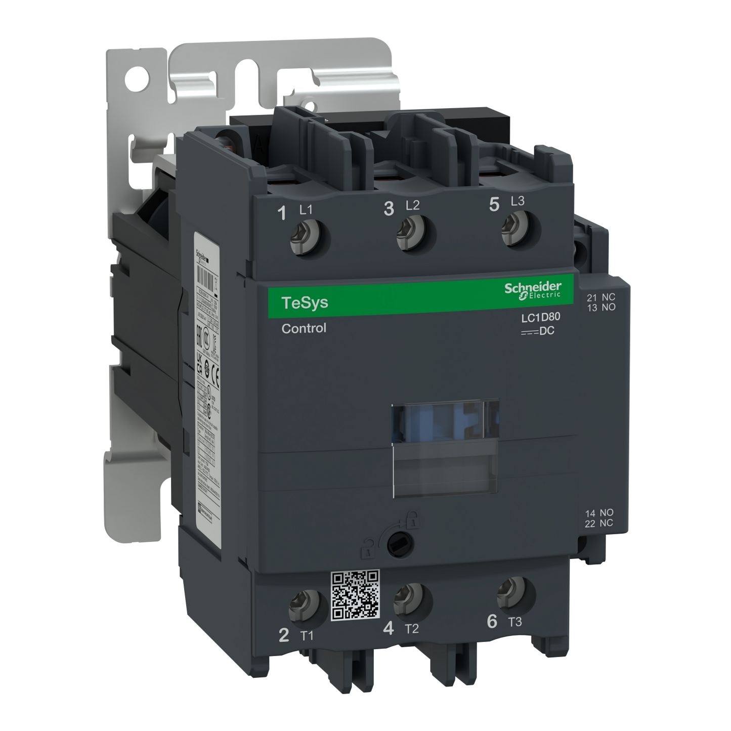Schneider Electric LC1D80 TeSys Contactor - 80A 37kW - Large Frame Industrial View