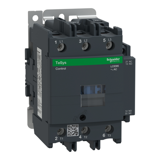 Schneider Electric LC1D95 TeSys Contactor - 95A 45kW - Heavy Duty Frame Side View