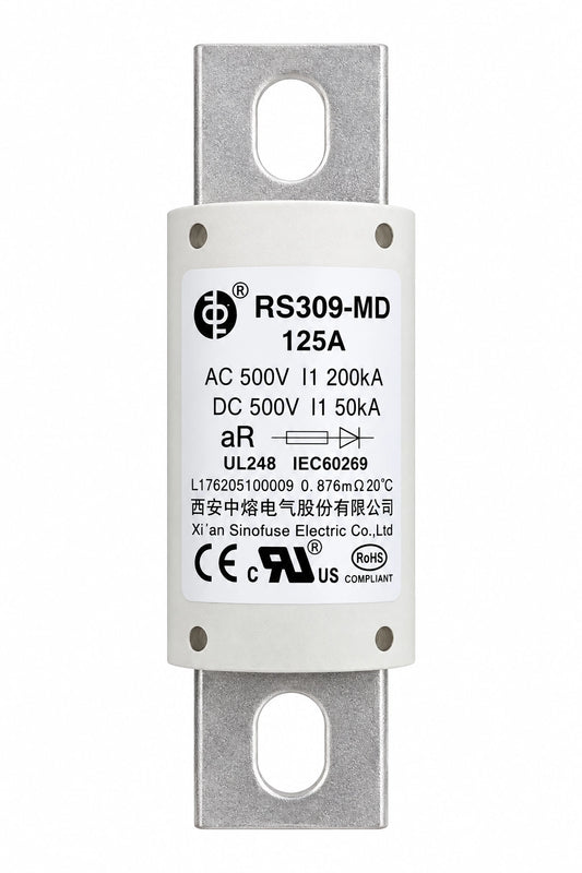 Sinofuse RS309-MD-35A RS309-MD Series High-Speed Fuse, 35A, 500V AC/DC
