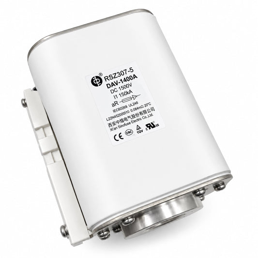 Sinofuse RSZ307-5-DAV High-Speed DC Fuse Series, 1500 VDC, 450–1800 A, aR