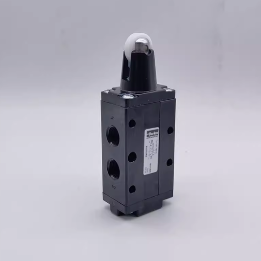 Parker B53004RS B53 Series Roller Pneumatic Manual Control Valve, 5/2 Function, G 1/4 in