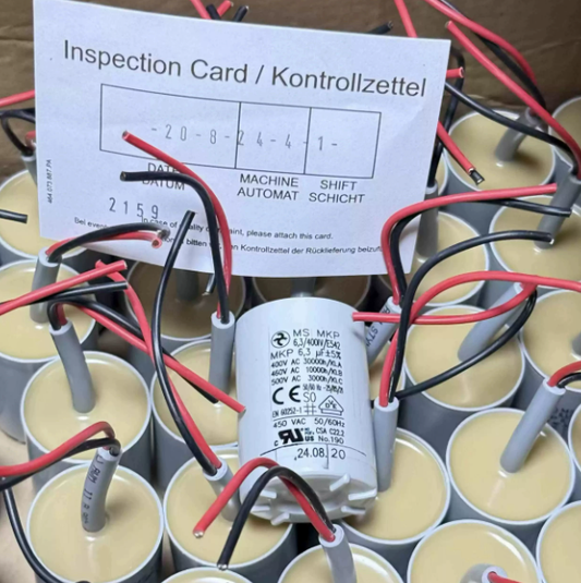 Hydra MS MKP 6.3/400 IV/E542 Motor Run Capacitor, 6.3uF 400VAC-500VAC, ±5%