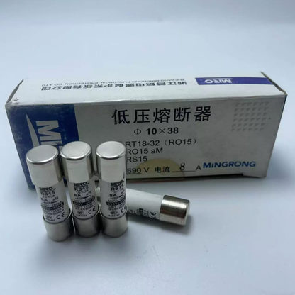 MIRO RS15 Cylindrical Fuse Link - 3A aR Fast-acting - Front View
